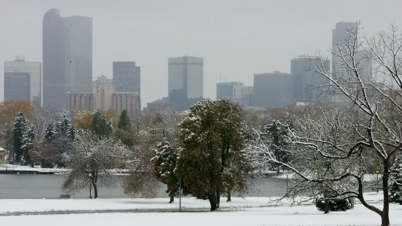 Image: Denver after a dusting.