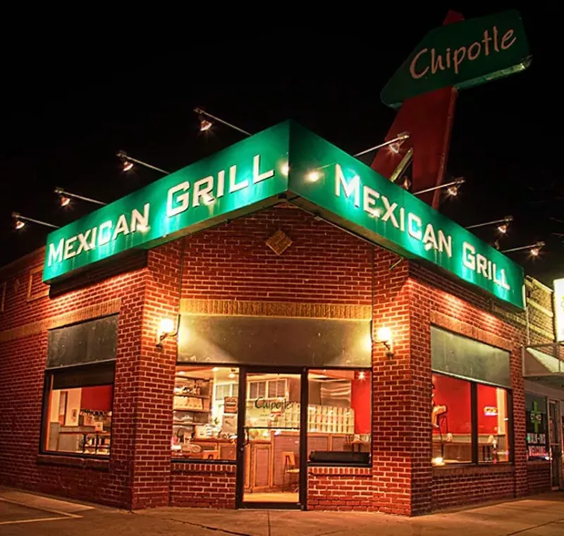 Image: The first Chipotle opened July 13, 1993, on East Evans Avenue.