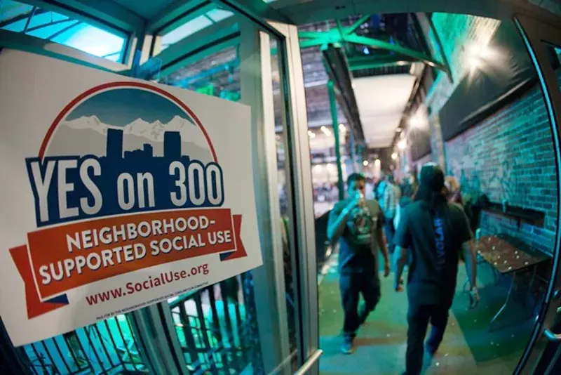 Image: Yes on 300 at Sensi Night.