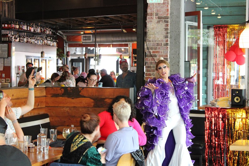 The team at Ace Eat Serve knows that it's impossible to have a bad time at a drag brunch.