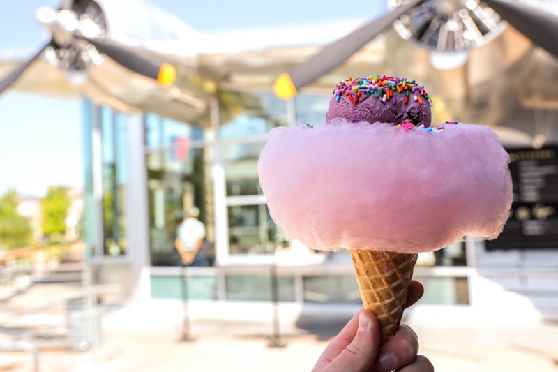 Cloud cones will be available at Constellation Ice Cream the first weekend of every month through Labor Day.