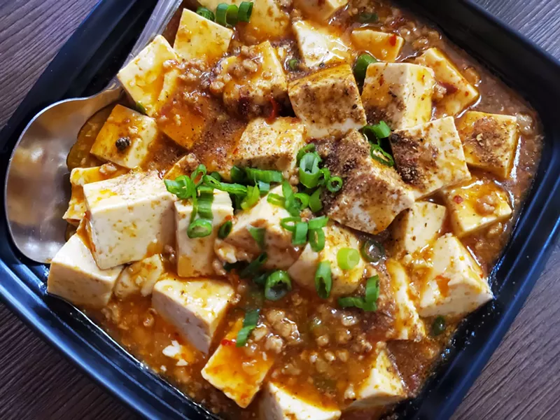 Image: Map tofu from Meet & Eat Bistro.