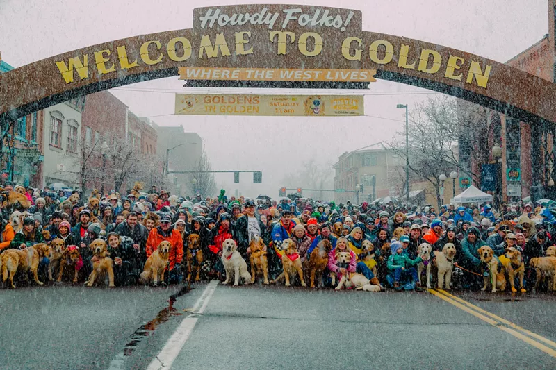 Image: Group photo at the fourth annual Goldens in Golden on February 3.