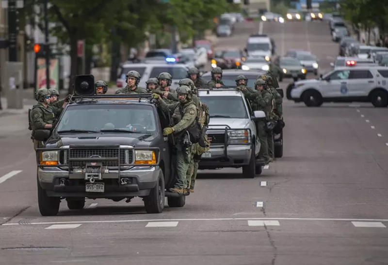 Image: Some law enforcement agencies dipped out of Denver after the judge's ruling came down.