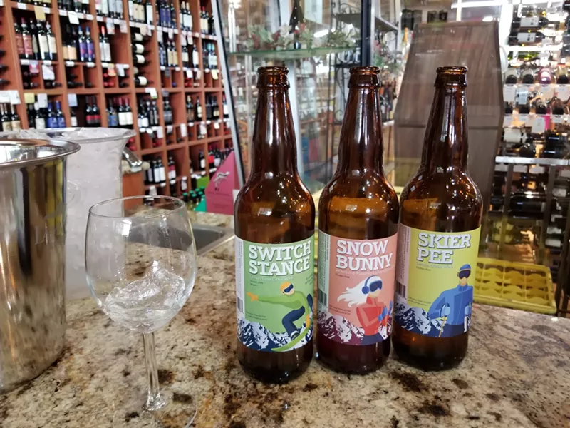 Image: Evergood Elixirs' three citrus wine offerings.