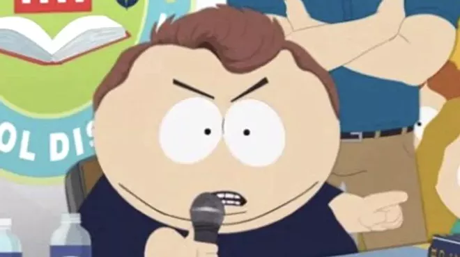 Eric Cartman as Charlie Kirk.