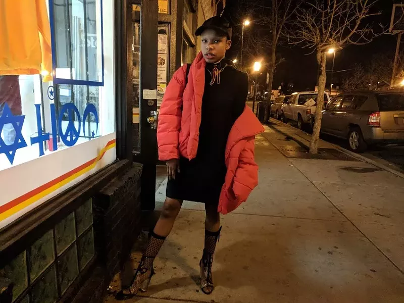 Image: Denver newcomer Ryne Michelle spotted on 28th and Welton streets, outside Station.