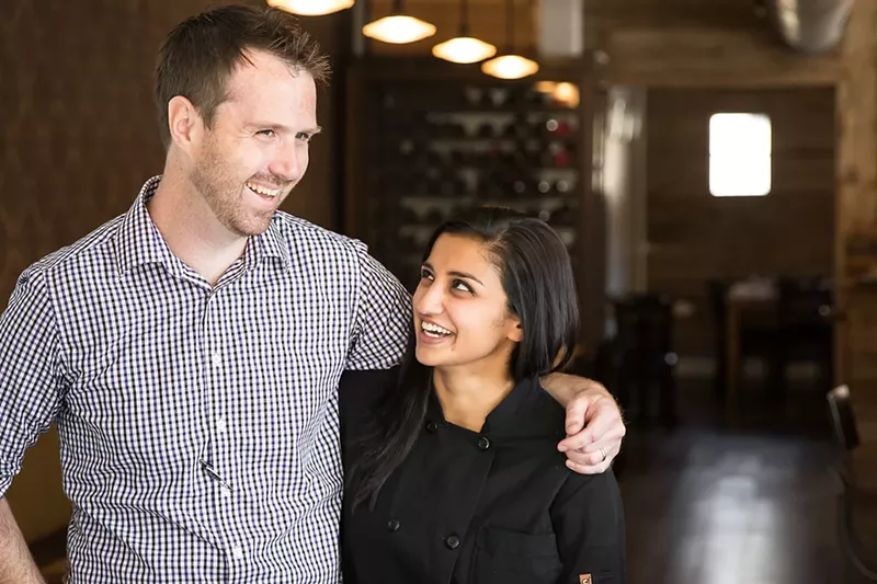 Image: Chef Cindhura Reddy and husband Elliot Strathmann will bring a taste of South India to Zeppelin Station.