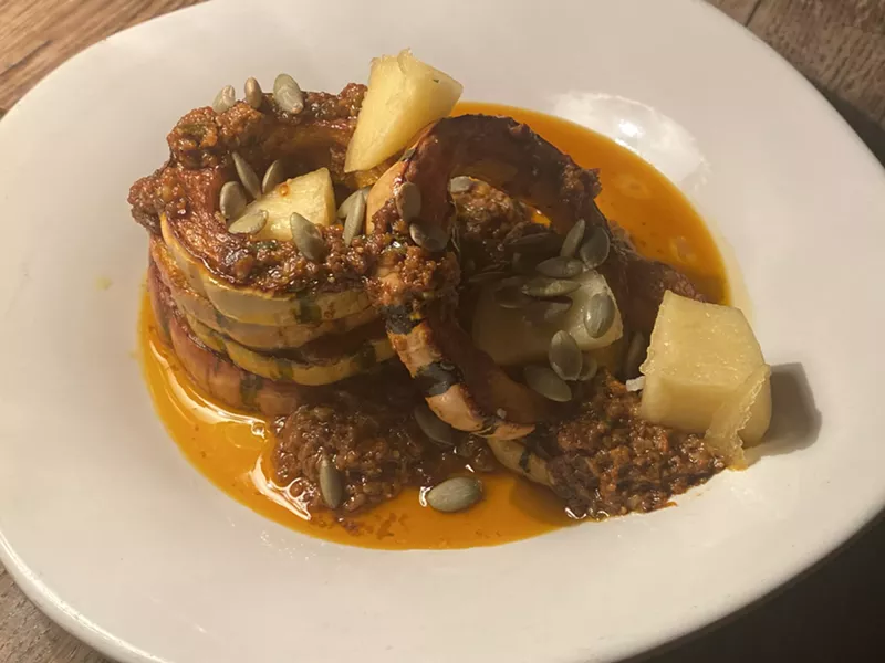 Image: Delicata squash is on the fall menu at Potager.