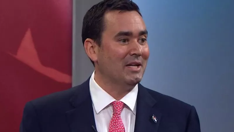 Image: Where is state treasurer and Republican gubernatorial candidate Walker Stapleton?