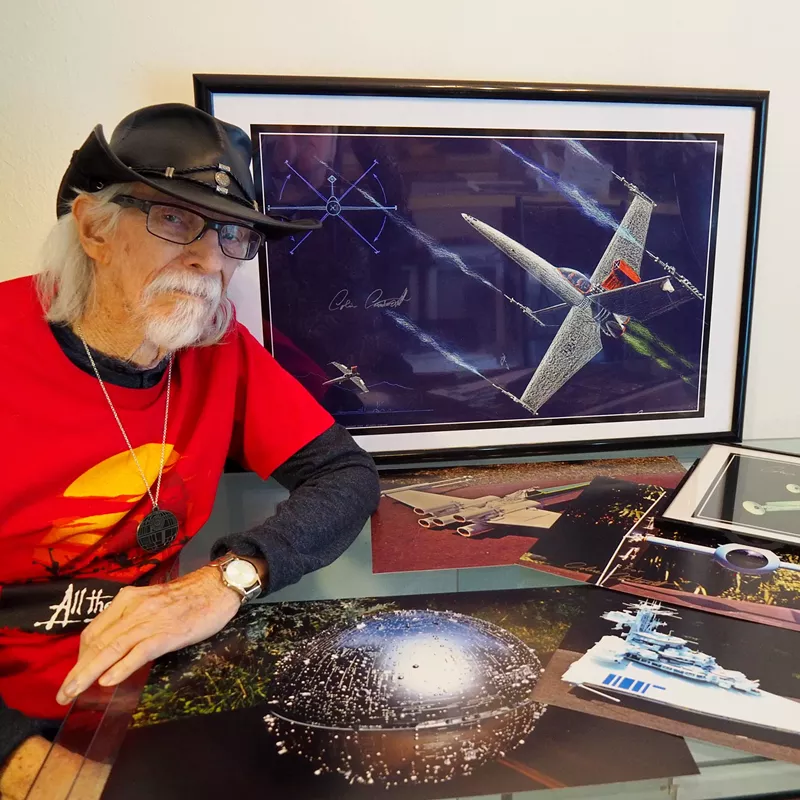 Image: Star Wars ship designer Colin Cantwell is the special guest at Vision Comics and Oddities on Saturday, May 4.