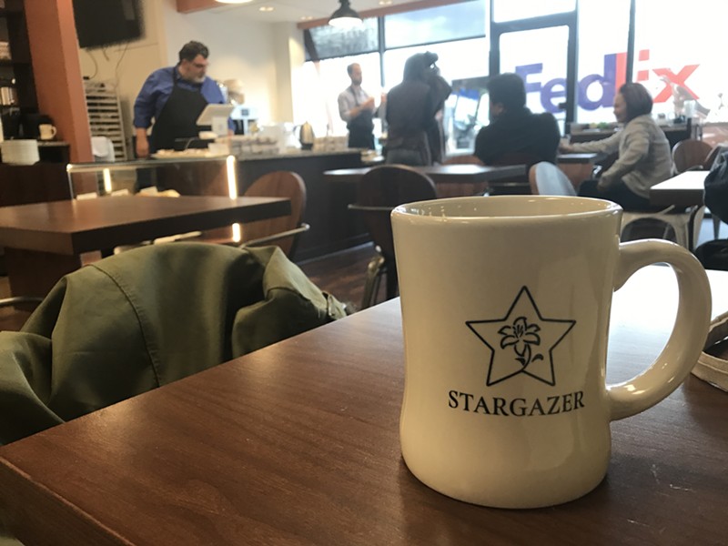Stargazer is now open for coffee and chocolate.