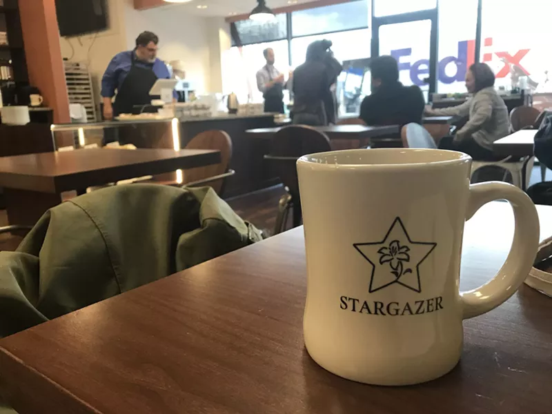 Image: Stargazer is now open for coffee and chocolate.