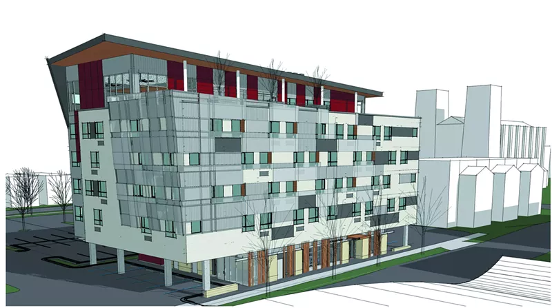 Image: The St. Francis Center supportive housing project is expected to open in December 2017.