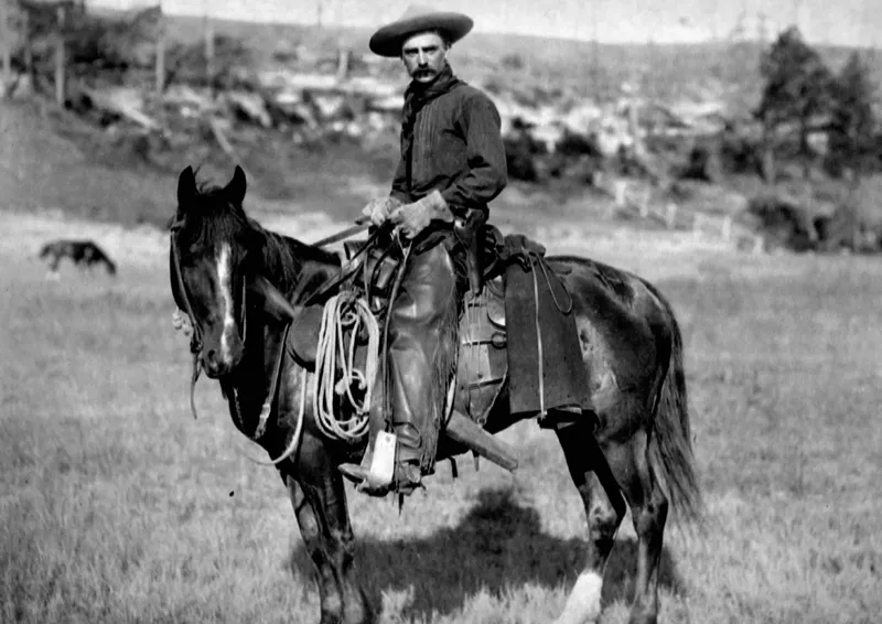 Image: The Ghost Rider of Cimarron.