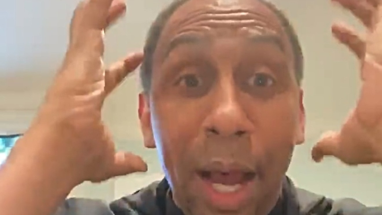 Stephen A. Smith in a video expressing his exasperation at the Los Angeles Clippers losing their NBA semi-finals series to the Denver Nuggets.