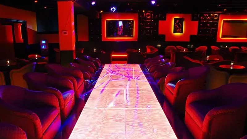 Image: A shiny dance floor.