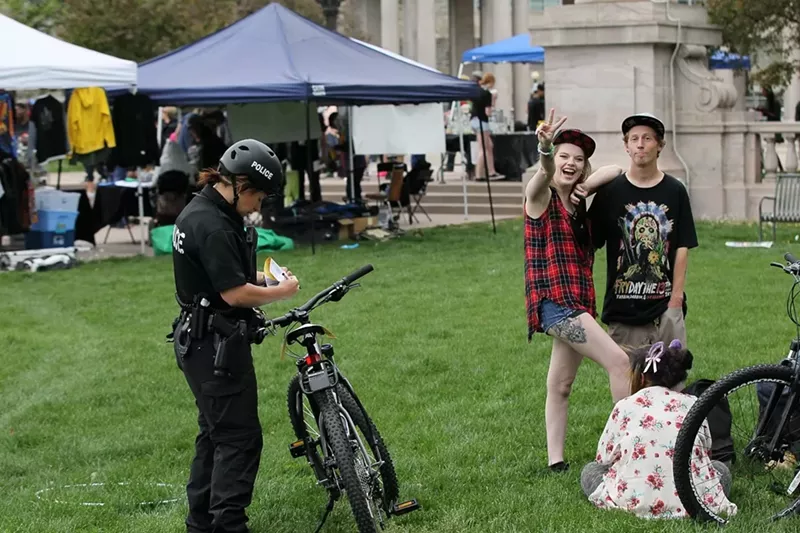 Image: There will be no 4/20 celebration this year at Denver's Civic Center Park, which is closed over COVID-19 concerns.