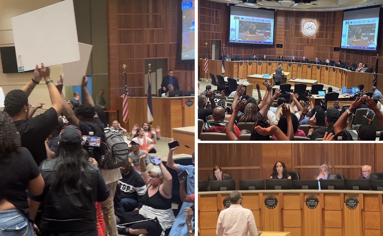 Protesters Take Over Aurora City Council Meeting, Spar with Mayor Over Police Shooting of Kilyn Lewis