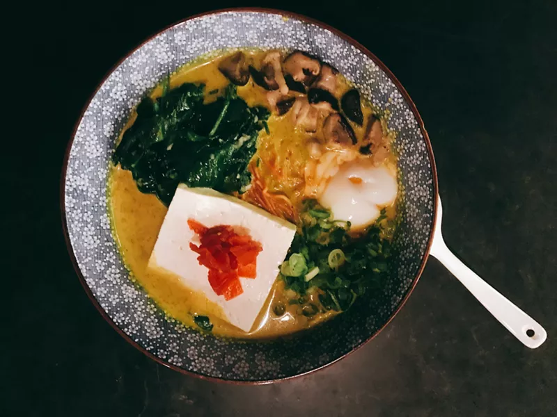 Image: Osaka's vegetarian green curry ramen will soon be available at three Sushi-Rama locations.