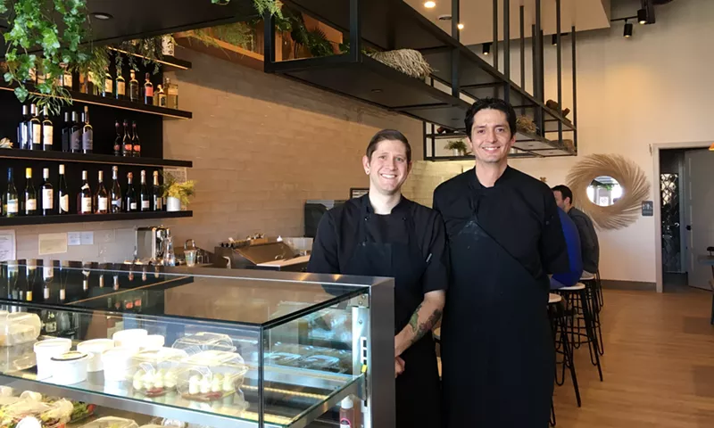 Image: Chef Wayne Conwell (right) at Tai Tai, which opened in late February.