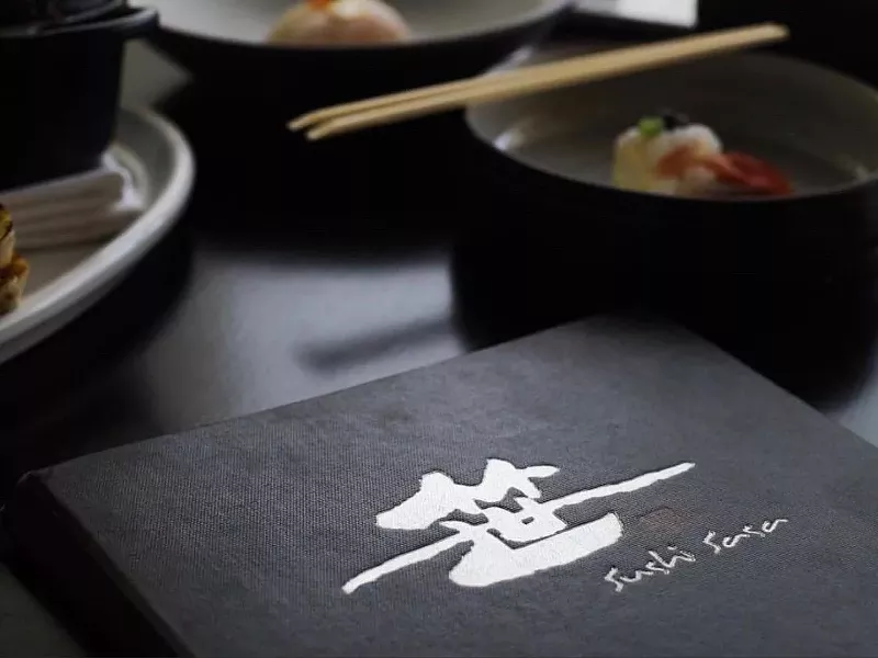 Image: a black menu