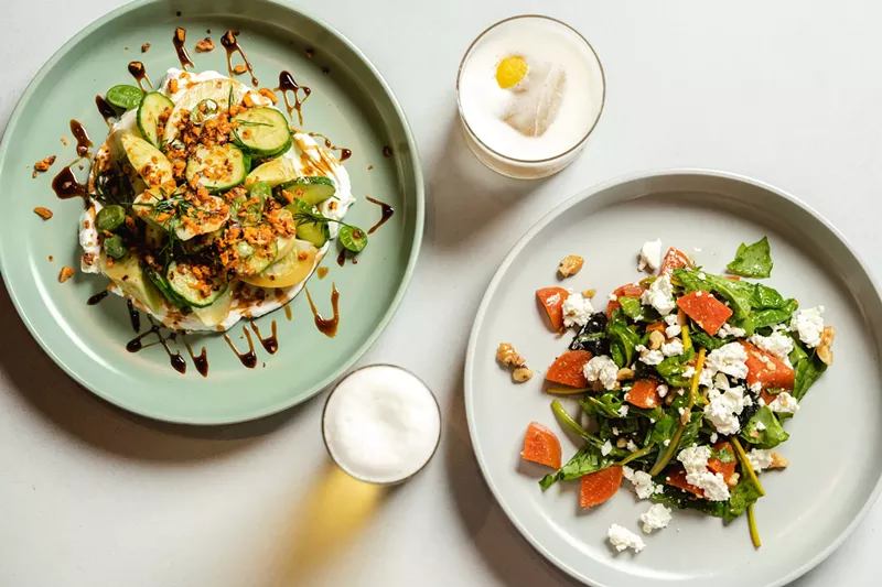 Image: two plates of food