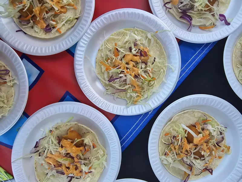 Image: Fried fish tacos