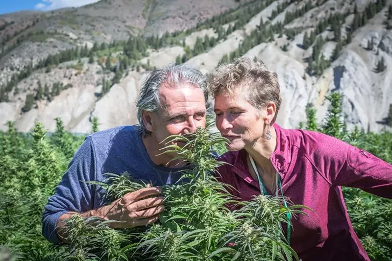 Image: Rob and Linda Trotter use the fat of the land to grow clean cannabis.