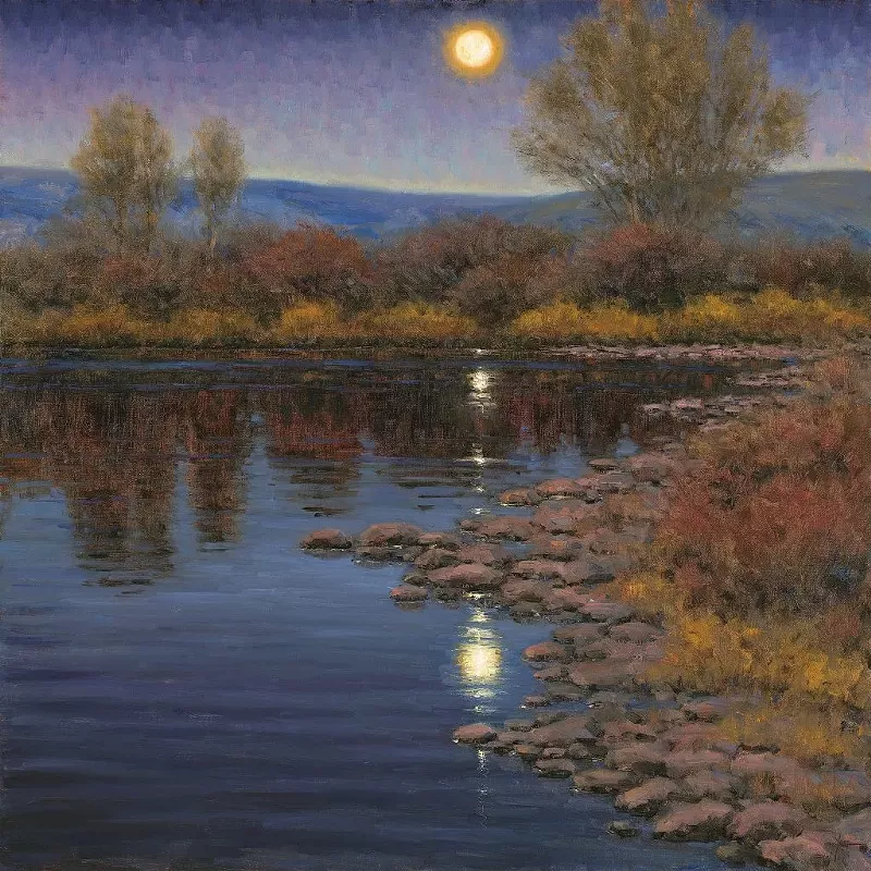 Image: "The Super Moon on the Colorado."