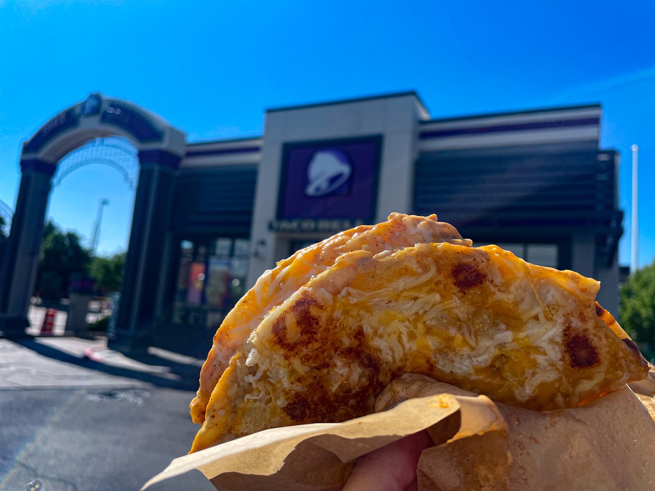 Taco Bell's Grilled Cheese Dipping Taco.