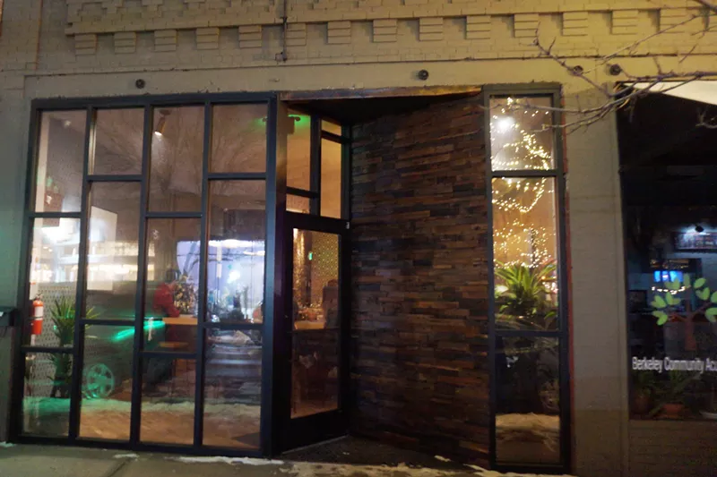 Image: Don't look for a sign; just peer in the window to see if drinks are pouring.