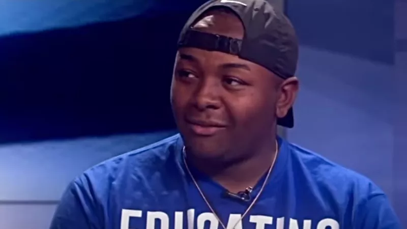 Image: Tay Anderson in a Denver7 appearance shortly after his election to the Denver School Board in November 2019.
