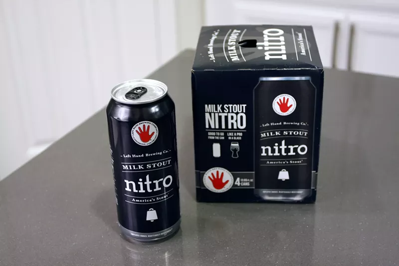 Image: Left Hand rolled out cans of Nitro Milk Stout this month.