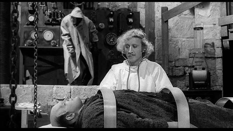 Image: Young Frankenstein is a Mel Brooks and Halloween classic.