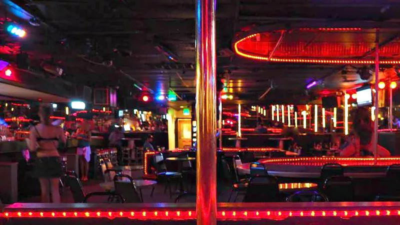 Image: Inside Dandy Dan's, on whose property the killing of Junior Izaguirre Gamez took place.