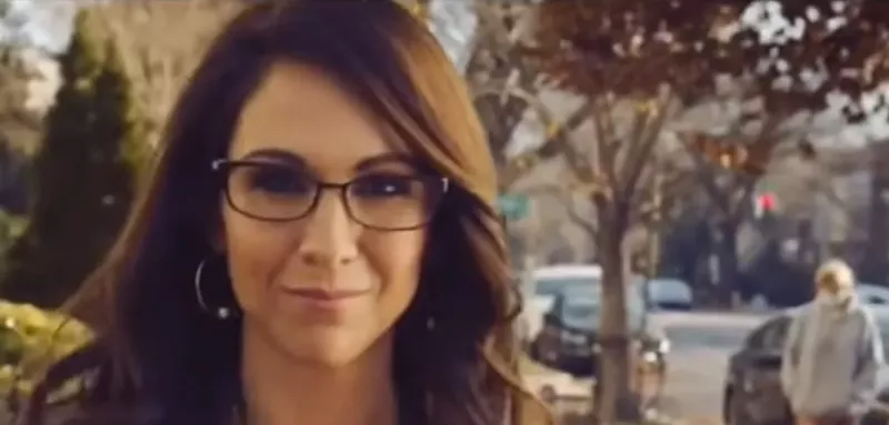 Image: Representative Lauren Boebert: maskless, smug and armed.