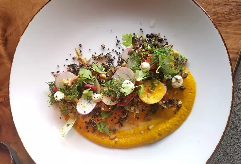 Image: Ash-roasted carrots at El Five.