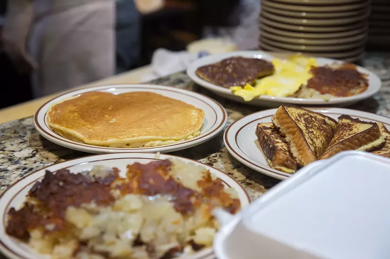 Image: Pete's Kitchen is the top spot for after-hours pancakes and French toast.