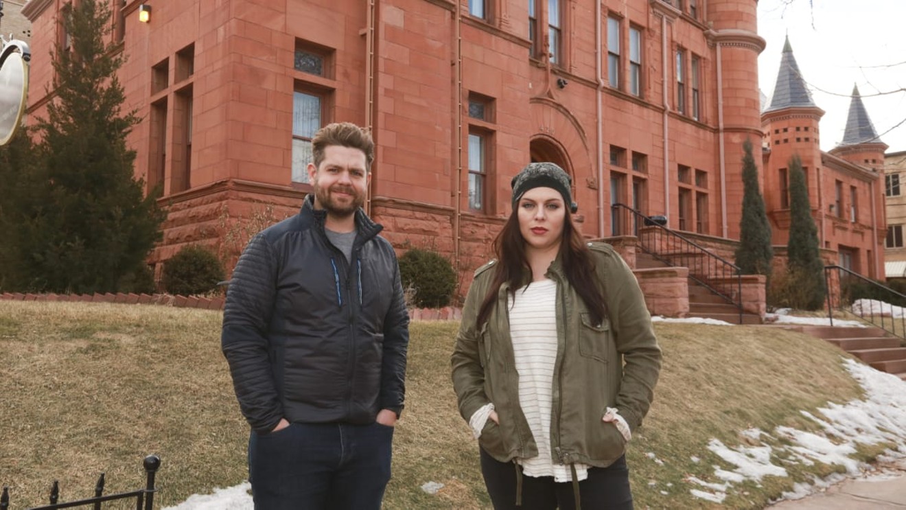 Portals to Hell stars Jack Osbourne and Katrina Weidman visited the Croke-Patterson Mansion.