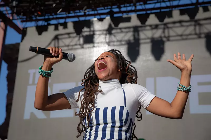 Image: Aja Black of the Reminders.