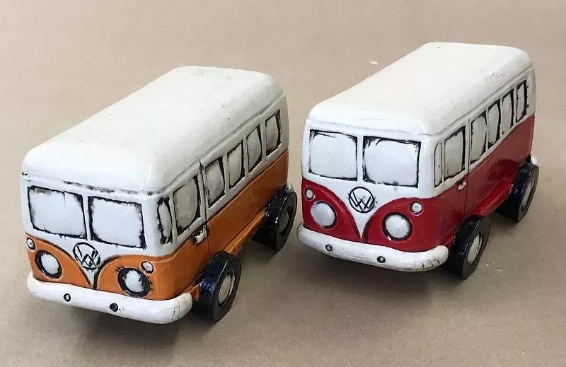 Image: Dean Goss, "VW Bus Butter Dishes."