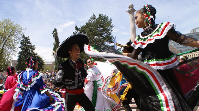 Mexican dancers at festival.