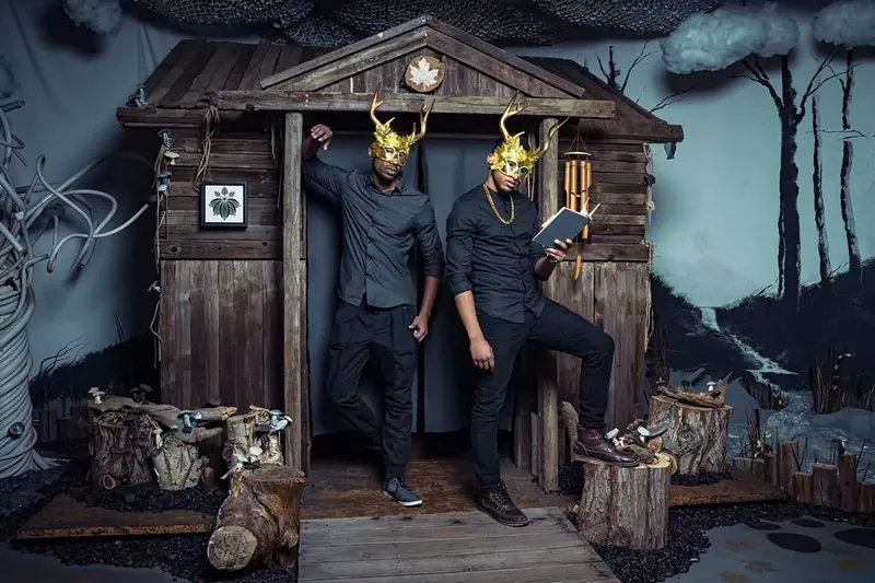 Image: Fronzo D. Gilkey II and Kevin Quinn Marchman in a Prismajic set at Celestial Chaos.