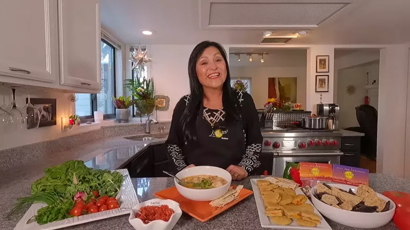 Image: Lindita will cook up a storm Saturday.