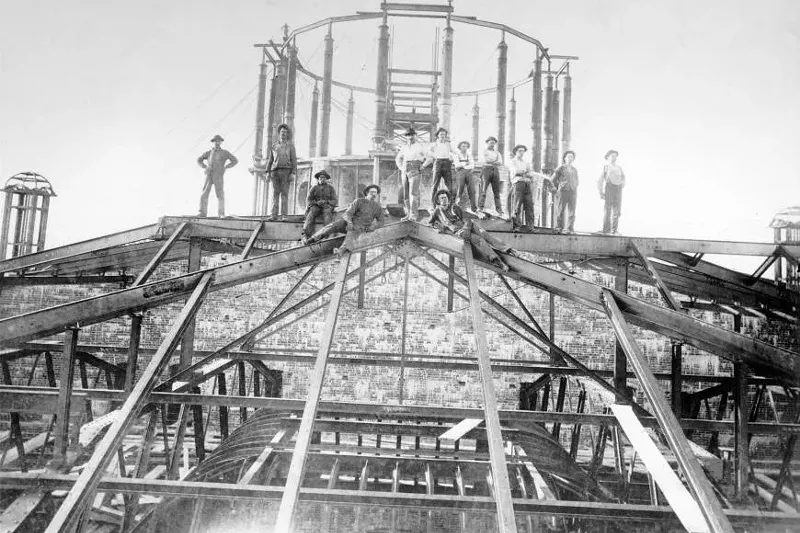 Image: Building the Colorado Capitol in 1890.