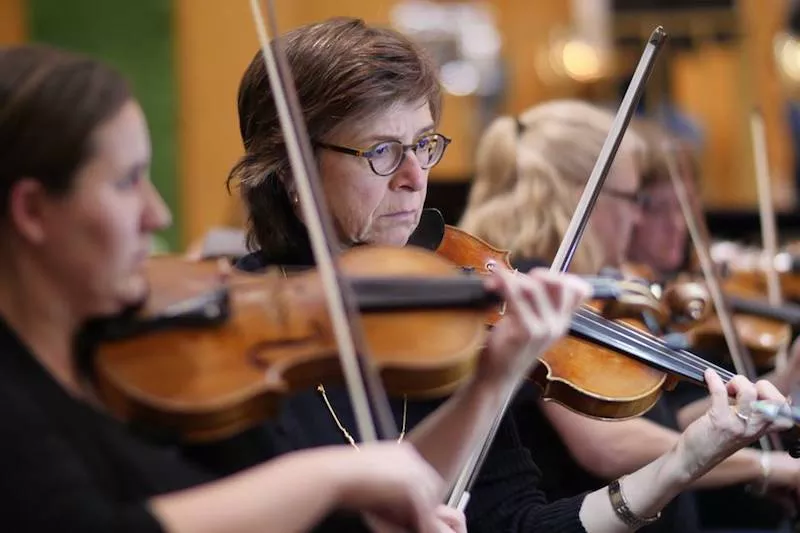 Image: The Stratus Chamber Orchestra and Life/Art Dance Ensemble celebrate the union of sound and motion at a pair of performances on September 28 and 29.