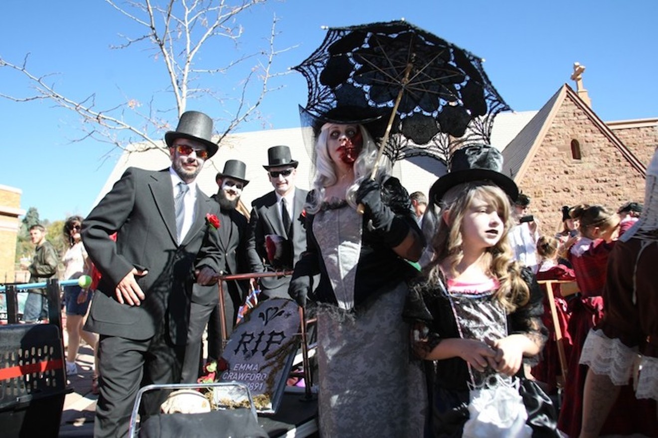 Careen though Colorado history at the Emma Crawford Coffin Races and Festival in Manitou Springs on Saturday, October 27.