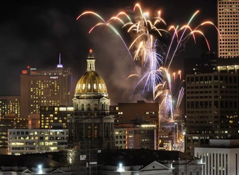 Image: Start off 2018 with a literal bang at a pair of New Year's Eve fireworks displays on the 16th Street Mall.