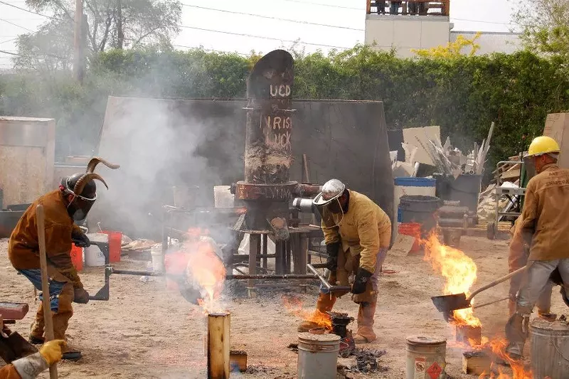 Image: Hope we can find a new place to have iron-pour parties.